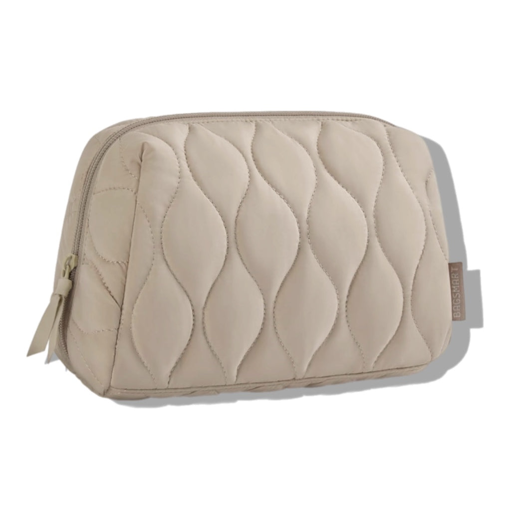 Bagsmart Beige Makeup Bag