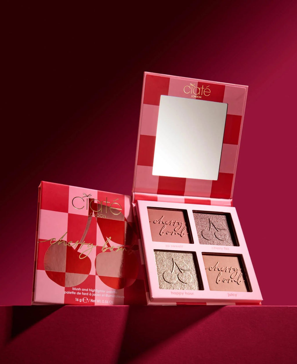 CIATÉ LONDON PALETTE  BLUSH AND HIGHLIGHTER